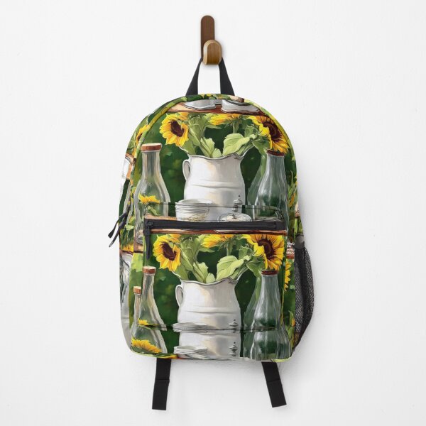 Item preview, Sunflowers and Bottles designed and sold by Katherine Anne Michelle Minerva.