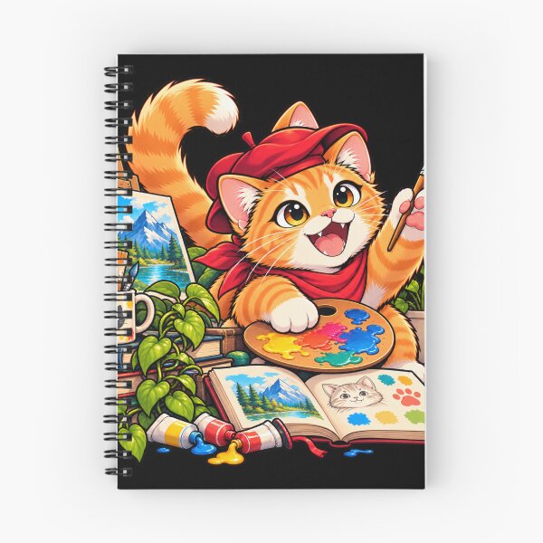 Item preview, Creative Artist Cat Painting designed and sold by TamagotchiArt.