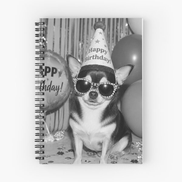 Item preview, Birthday Chihuahua Photobooth Aesthetic Happy Birthday Cute Dog with Party Hat designed and sold by HYPNK.