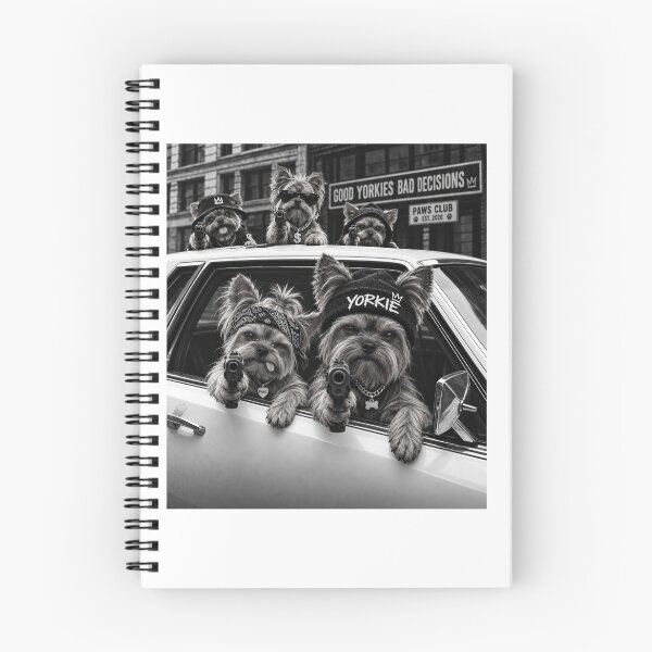 Item preview, Funny Yorkie Good Dog Bad Decisions designed and sold by luu phong.