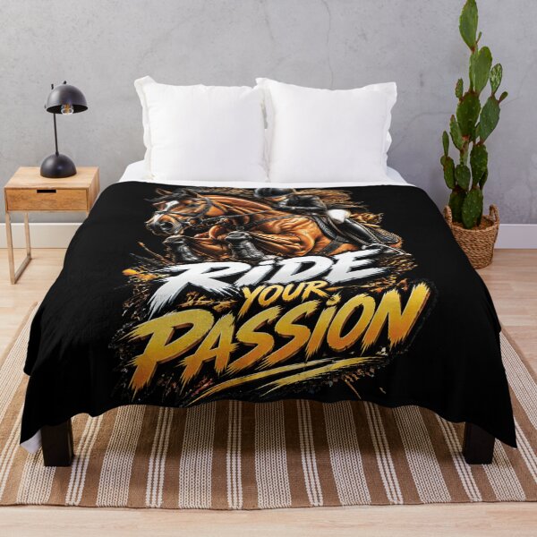 Item preview, Ride Your Passion Equestrian Horse Rider Design designed and sold by M. Mamdouh Artworks.