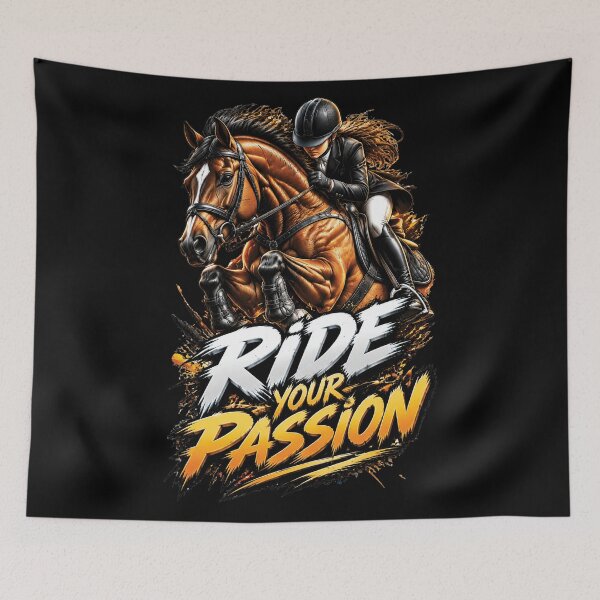 Item preview, Ride Your Passion Equestrian Horse Rider Design designed and sold by M. Mamdouh Artworks.
