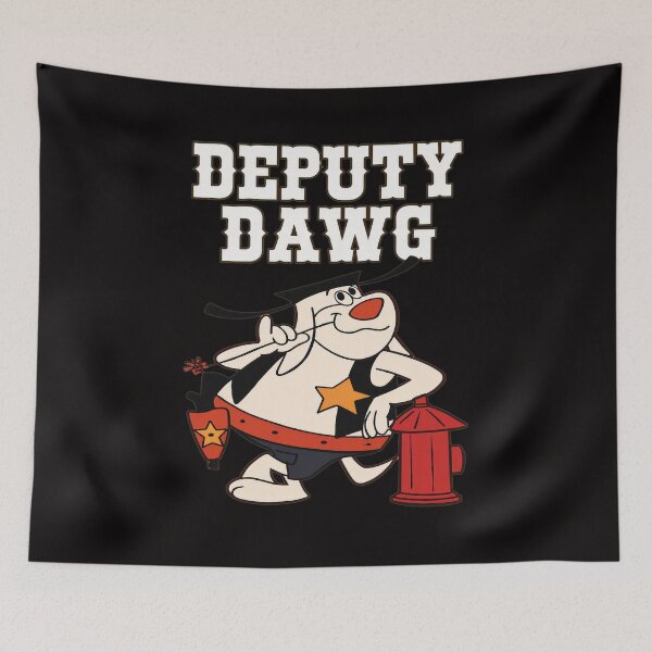 Item preview, Deputy Dawg Cartoon Dog Fire Hydrant  designed and sold by drawfreak.