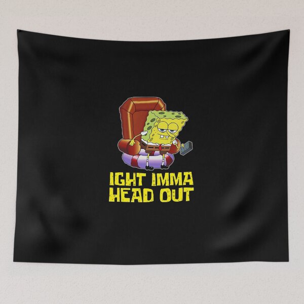 Item preview, Spongebob-Ight-Imma-Head-Out designed and sold by maronbaird.