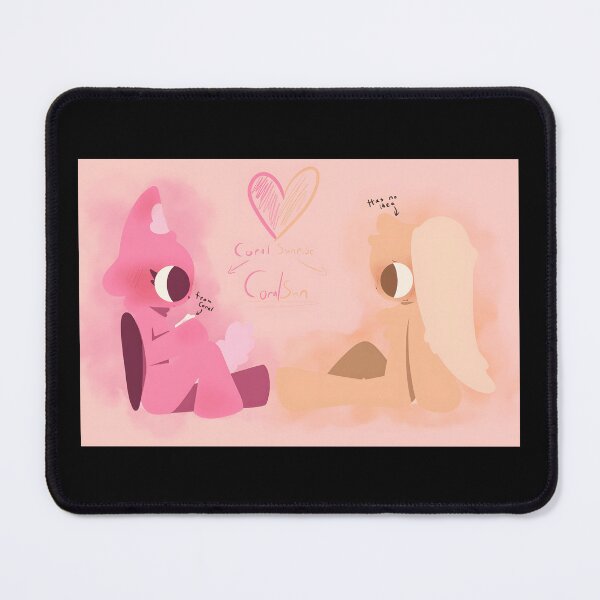 Item preview, Coral Sunrise Characters in Pink designed and sold by Baby-Care.