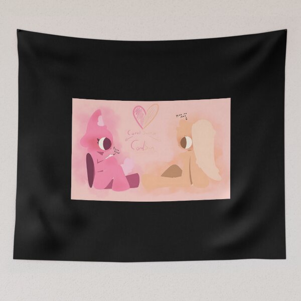 Item preview, Coral Sunrise Characters in Pink designed and sold by Baby-Care.