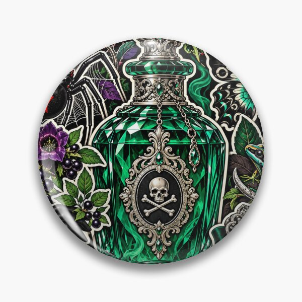 Item preview, Sweet Poison | Gothic Floral Venom Collage designed and sold by Inked Legacy.