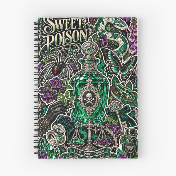 Item preview, Sweet Poison | Gothic Floral Venom Collage designed and sold by Inked Legacy.