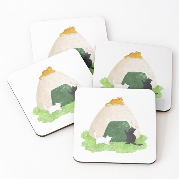 Item preview, Onigiri Time with the Kitties designed and sold by xmissmeggieee.