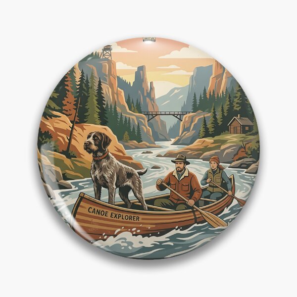 Item preview, German Wirehaired River Guide designed and sold by PictoVibe.