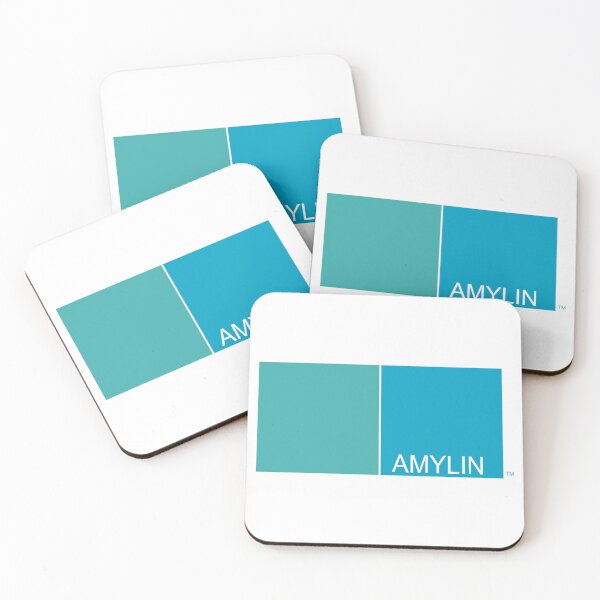 Item preview, Amylin Pharmaceuticals Logo – Teal and Blue Square Biopharmaceutical Brand designed and sold by mireille3.