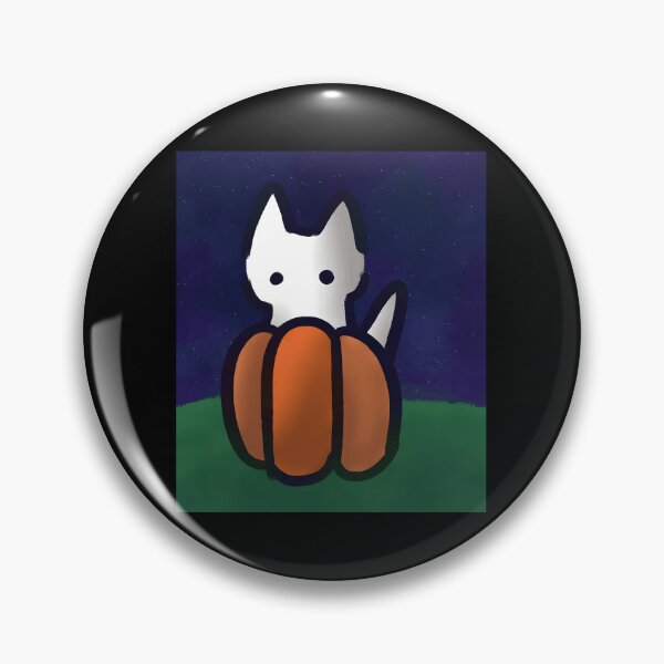 Item preview, Cute Cat Behind Pumpkin Design designed and sold by Baby-Care.