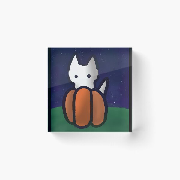 Item preview, Cute Cat Behind Pumpkin Design designed and sold by Baby-Care.