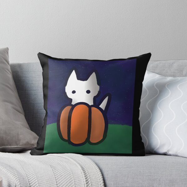 Item preview, Cute Cat Behind Pumpkin Design designed and sold by Baby-Care.