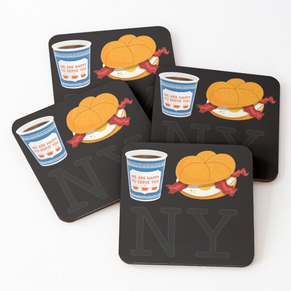 Item preview, NYC Breakfast Sandwich & Coffee NY designed and sold by drawfreak.