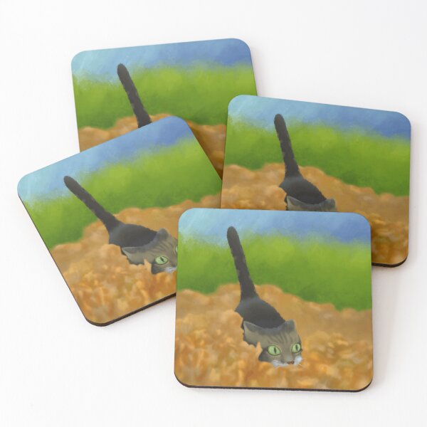 Item preview, Curious Cat in a Colorful Landscape designed and sold by Baby-Care.