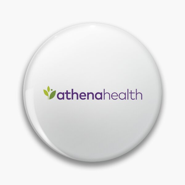 Item preview, Athenahealth Logo – Purple and Green Healthcare Technology Brand designed and sold by mireille3.