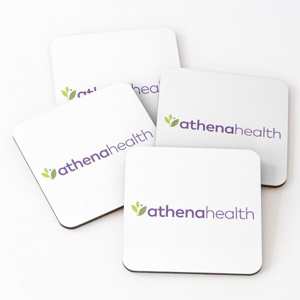 Item preview, Athenahealth Logo – Purple and Green Healthcare Technology Brand designed and sold by mireille3.