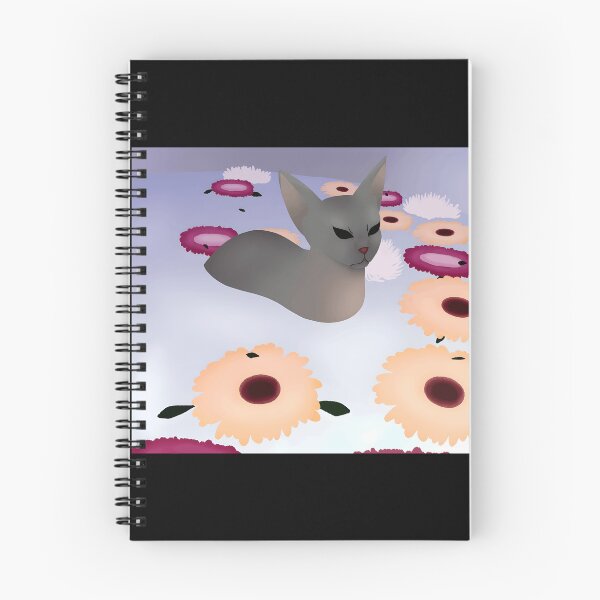 Item preview, Stylized Cat and Floral Aesthetic designed and sold by Baby-Care.