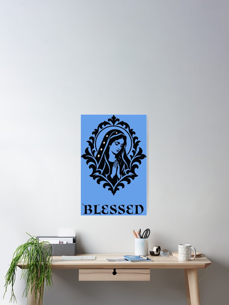 Thumbnail 2 of 3, Poster, Blessed designed and sold by abbazabba.