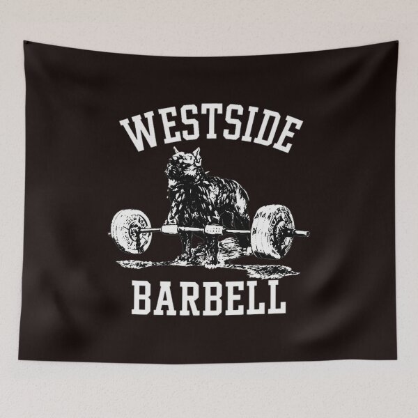 Item preview, Westside Barbell Dog Weightlifting Strongman Art designed and sold by MouDesignArt.