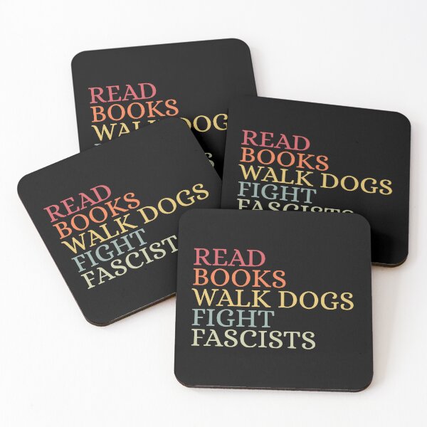 Item preview, Read books walk dogs fight fascists designed and sold by Dondonmart.