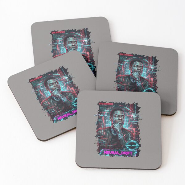 Item preview, Chris Rock Contemplative Portrait Red Graphic-83 designed and sold by LisanneGrosser.