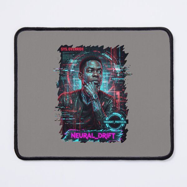 Item preview, Chris Rock Contemplative Portrait Red Graphic-83 designed and sold by LisanneGrosser.