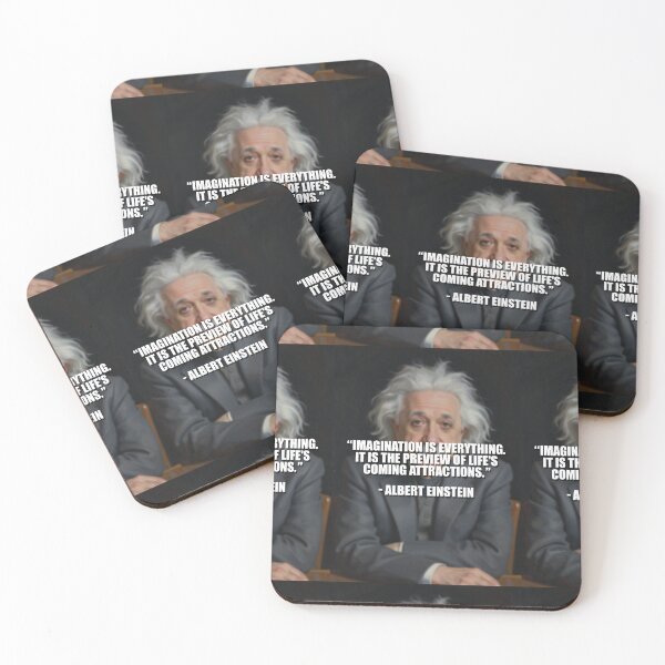 Item preview, Albert Einstein, Imagination is everything, it is the preview of life's coming attractions designed and sold by 4gottenlore.