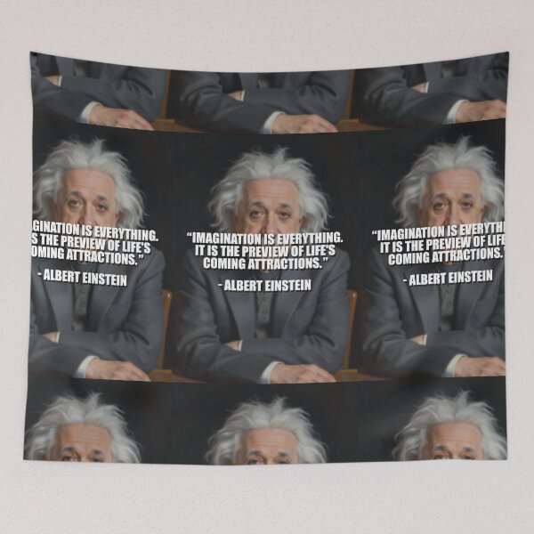 Item preview, Albert Einstein, Imagination is everything, it is the preview of life's coming attractions designed and sold by 4gottenlore.
