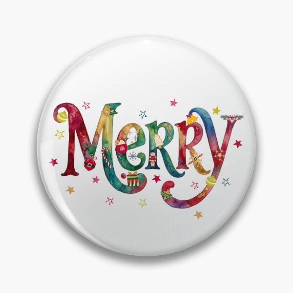 Item preview, Watercolor Merry Christmas - Xmas Holiday  designed and sold by VibranPalette.