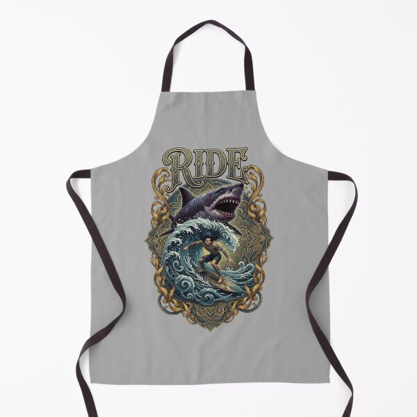 Item preview, Circular Shark Jaws Emblem With RIDE Text-45 designed and sold by JoshuaSoujon.