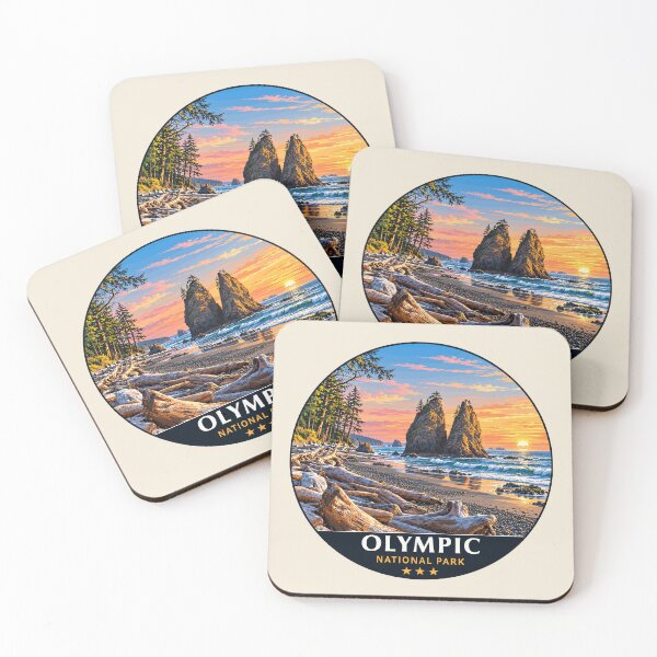 Item preview, Olympic National Park Sticker, Washington designed and sold by Gideon Emmerich.