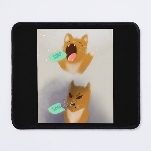 Item preview, Angry Cat with Soap designed and sold by Baby-Care.