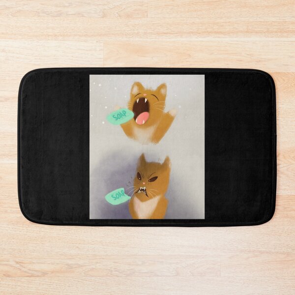 Item preview, Angry Cat with Soap designed and sold by Baby-Care.