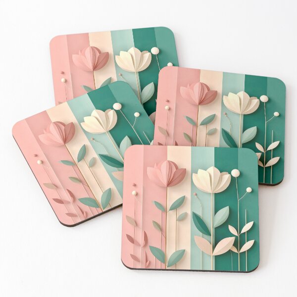 Item preview, Geometric Floral Display  designed and sold by Vicky Brago-Mitchell®.