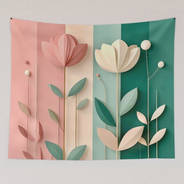 Item preview, Geometric Floral Display  designed and sold by Vicky Brago-Mitchell®.