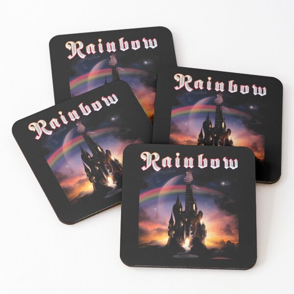 Item preview, Electric Guitar Castle Tower Sunset Rainbow Sky designed and sold by AlexanBarrett.