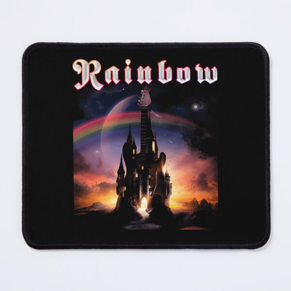 Item preview, Electric Guitar Castle Tower Sunset Rainbow Sky designed and sold by AlexanBarrett.