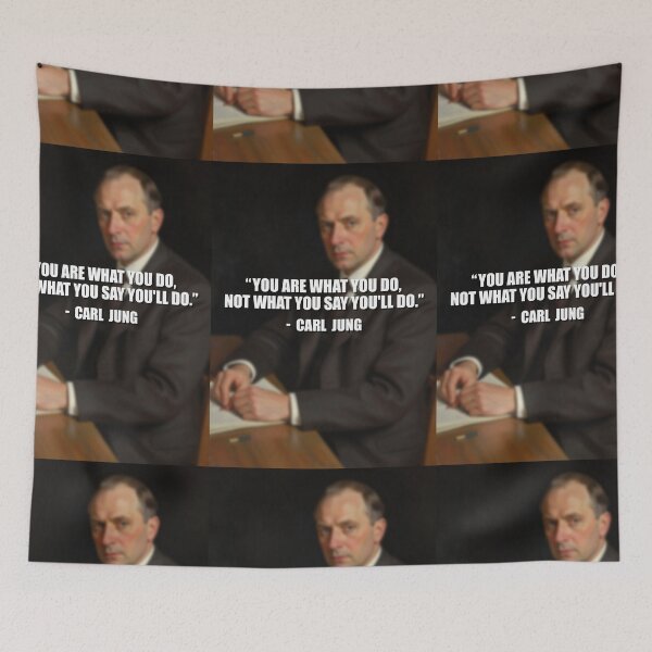Item preview, Carl Jung, you are what you do, not what you say you'll do designed and sold by 4gottenlore.