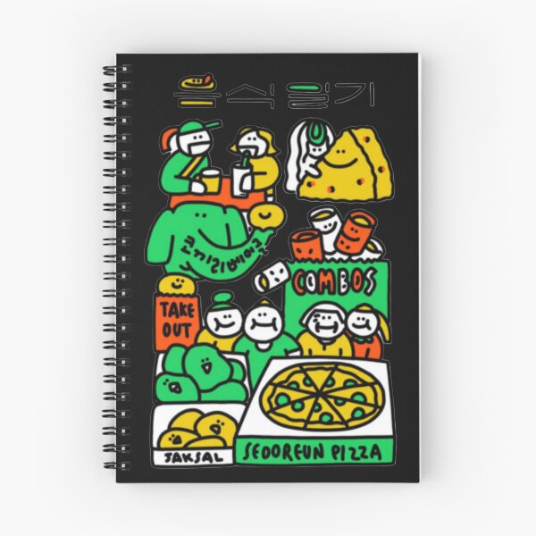 Item preview, Cute Korean Fast Food Journal designed and sold by alimoesed.