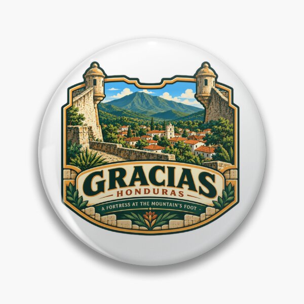 Item preview, Gracias Honduras A Fortress At The Mountain's Foot Honduran Country Traveler designed and sold by Simsimah26Parks.