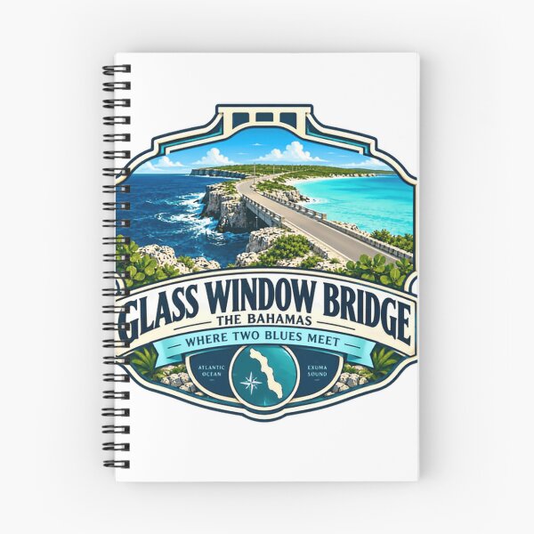 Item preview, Glass Window Bridge The Bahamas Where Two Blues Meet Atlantic Ocean Exuma Sound Travel Vacation Souvenir designed and sold by Simsimah26Parks.
