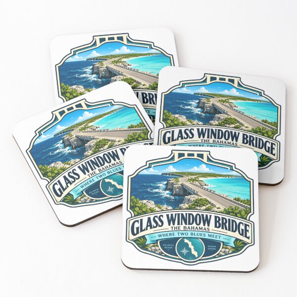 Item preview, Glass Window Bridge The Bahamas Where Two Blues Meet Atlantic Ocean Exuma Sound Travel Vacation Souvenir designed and sold by Simsimah26Parks.