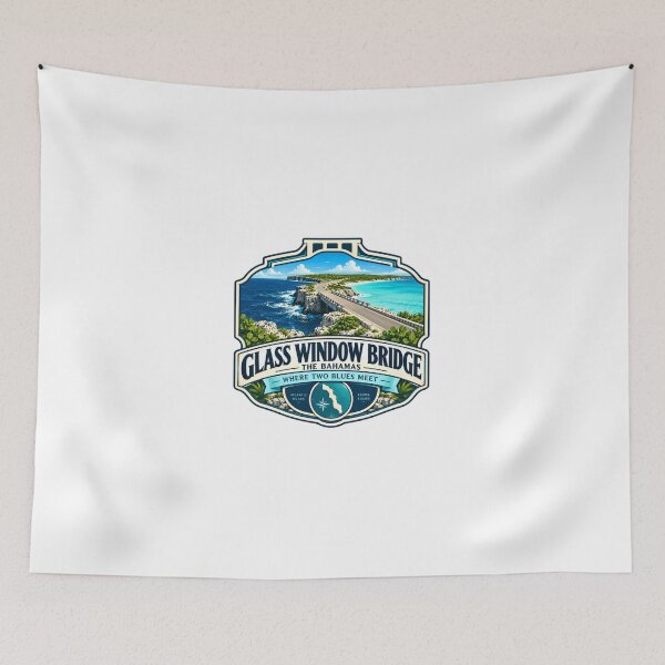Item preview, Glass Window Bridge The Bahamas Where Two Blues Meet Atlantic Ocean Exuma Sound Travel Vacation Souvenir designed and sold by Simsimah26Parks.
