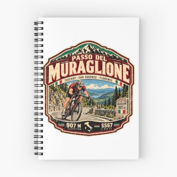 Item preview, Passo Del Muraglione Tuscany Cycling Italian Road Bike Cyclist designed and sold by Star3NowForMe.