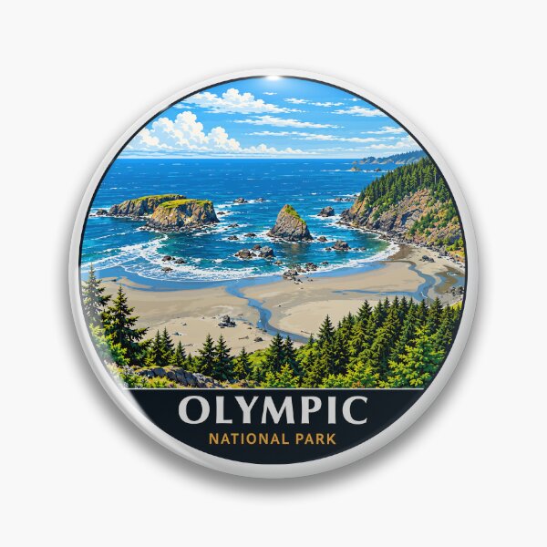Item preview, Olympic National Park Sticker, Washington designed and sold by Gideon Emmerich.