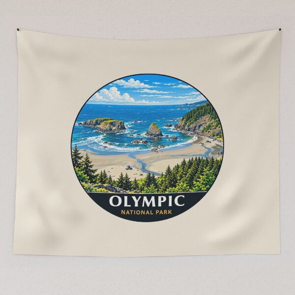 Item preview, Olympic National Park Sticker, Washington designed and sold by Gideon Emmerich.