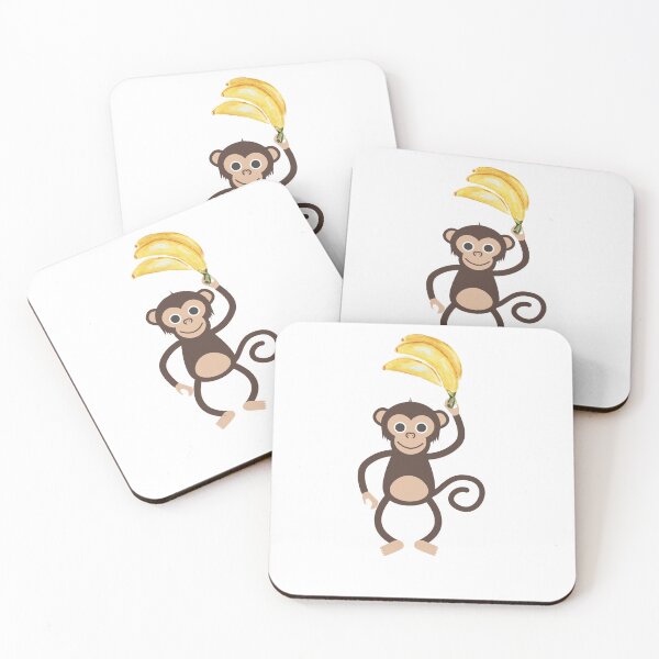 Item preview, Cute Monkey with Banana designed and sold by Houridz31.
