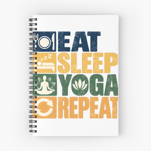 Item preview, Eat Sleep Yoga Repeat Yogi Lifestyle Yoga Lover Wellness Meditation designed and sold by HumansStuck12.